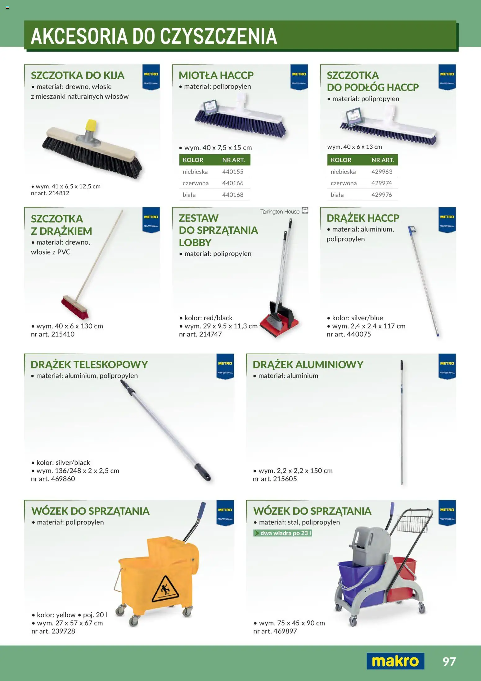 Makro Gazetka - Profesjonalna Gastronomia od 01.02.2026 | Strona: 97 | Produkty: Szczotka