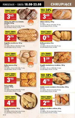 Biedronka gazetka od 18.08.2025 | Strona: 30 | Produkty: Szynka, Bułka, Bagietka, Chleb