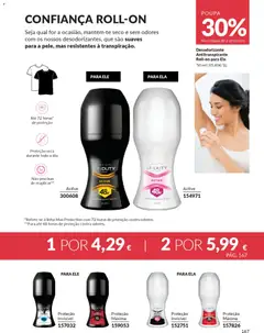 Pré-visualização Desodorizante Antitranspirante Roll-on para Ela, Desodorizante Antitranspirante Roll-on para Ela 50 ml válido de 01.01.2026 | Página: 167 | Produtos: Desodorizante, Antitranspirante