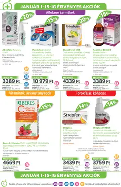 Alma Gyógyszertárak Akciós újság - amely érvényes a következő dátumtól: 01.01.2026 | Oldal: 12