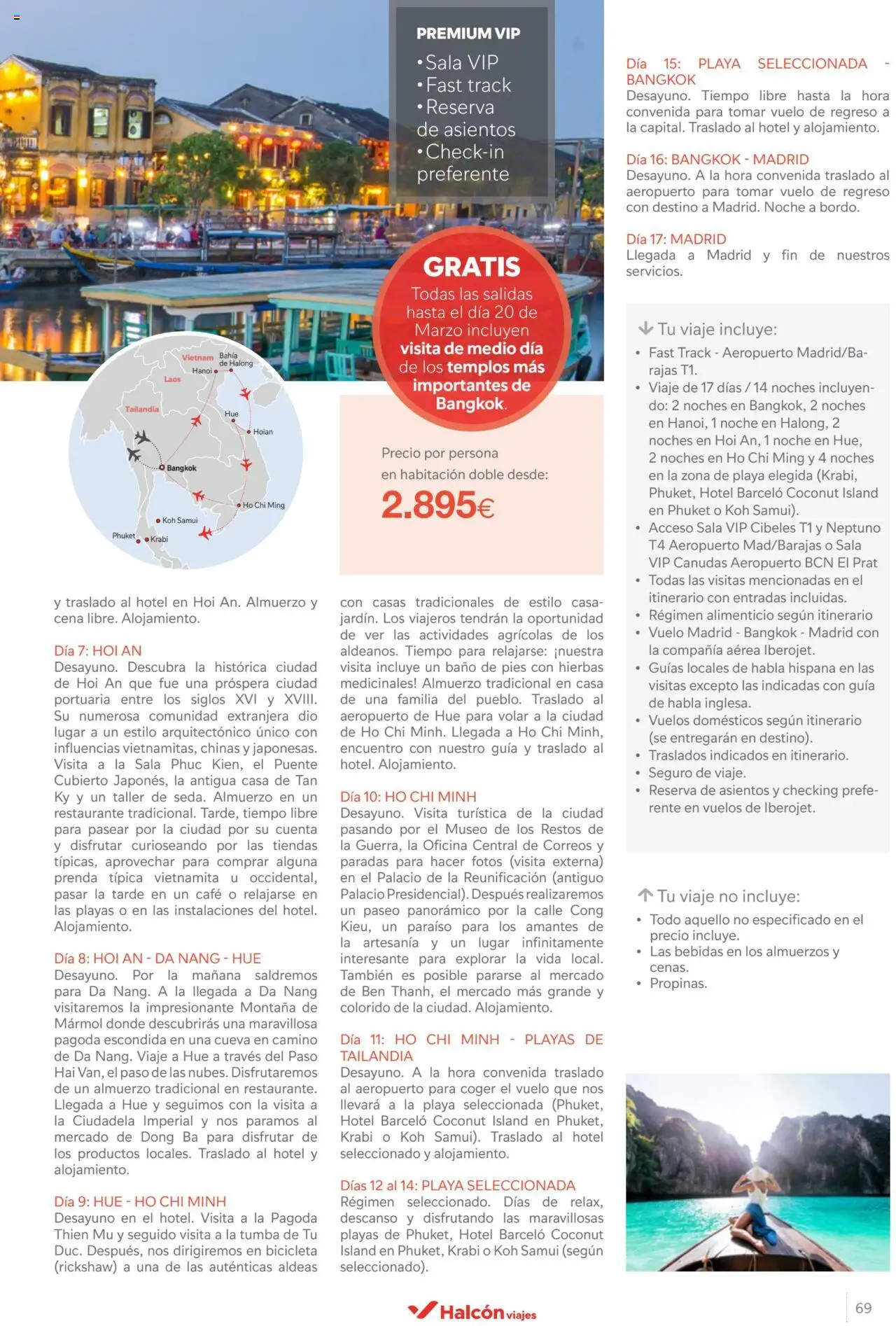 Halcón Viajes Asia 2025  │ válido desde el 15.11.2024 | Página: 69 | Productos: Bicicleta, Café, Baño