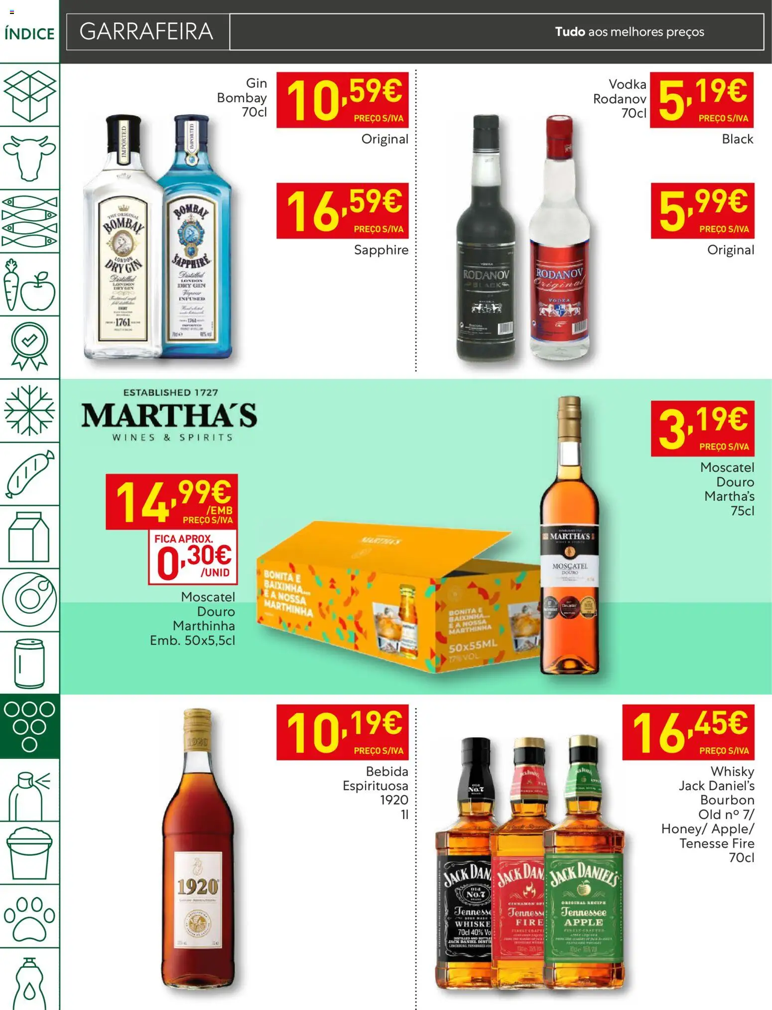Recheio folheto │ válido de 20.01.2026 | Página: 36 | Produtos: Whisky, Gin, Vodka, Bebida