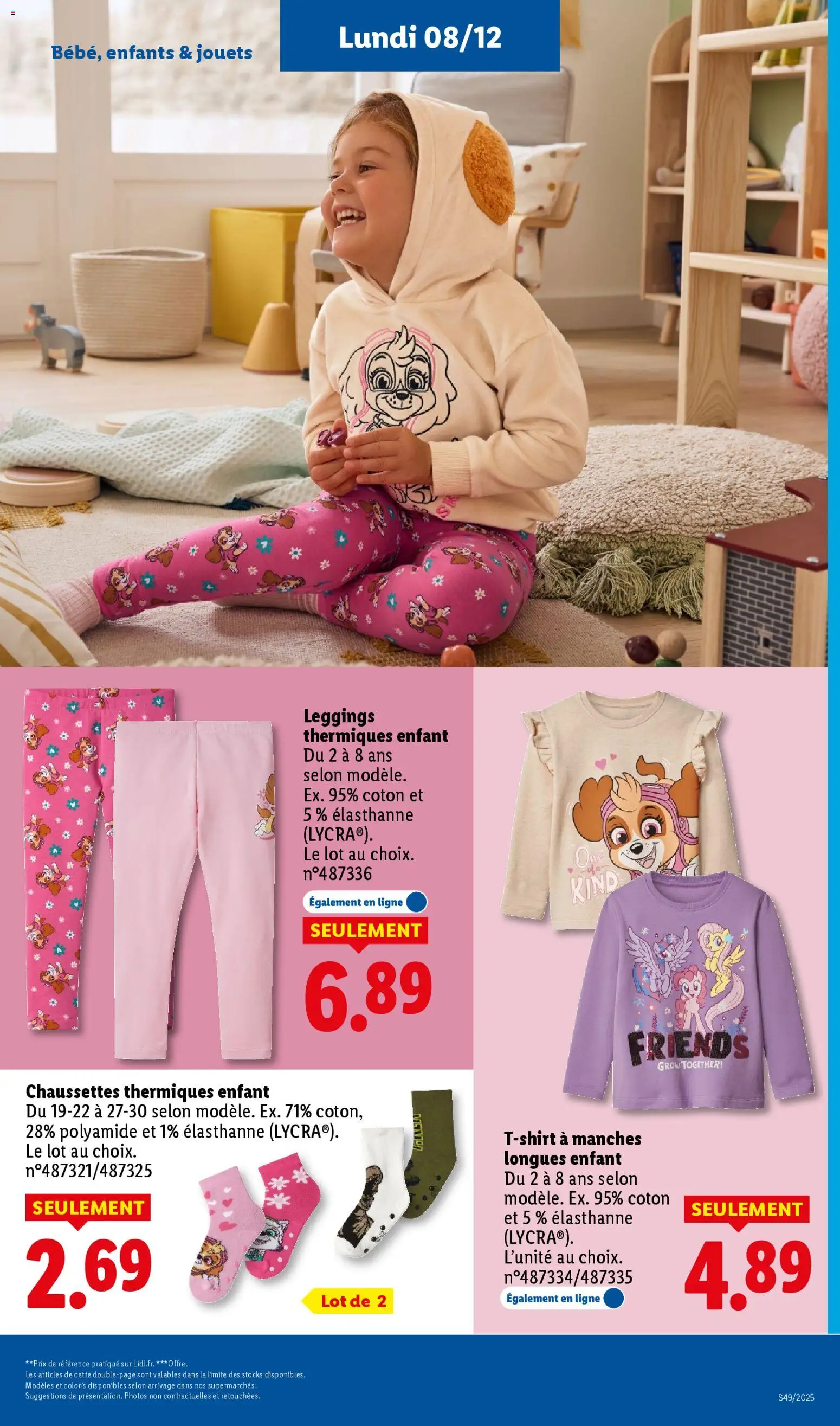 {H1} | Page: 71 | Produits: Coton, Jouets, T-shirt, Leggings