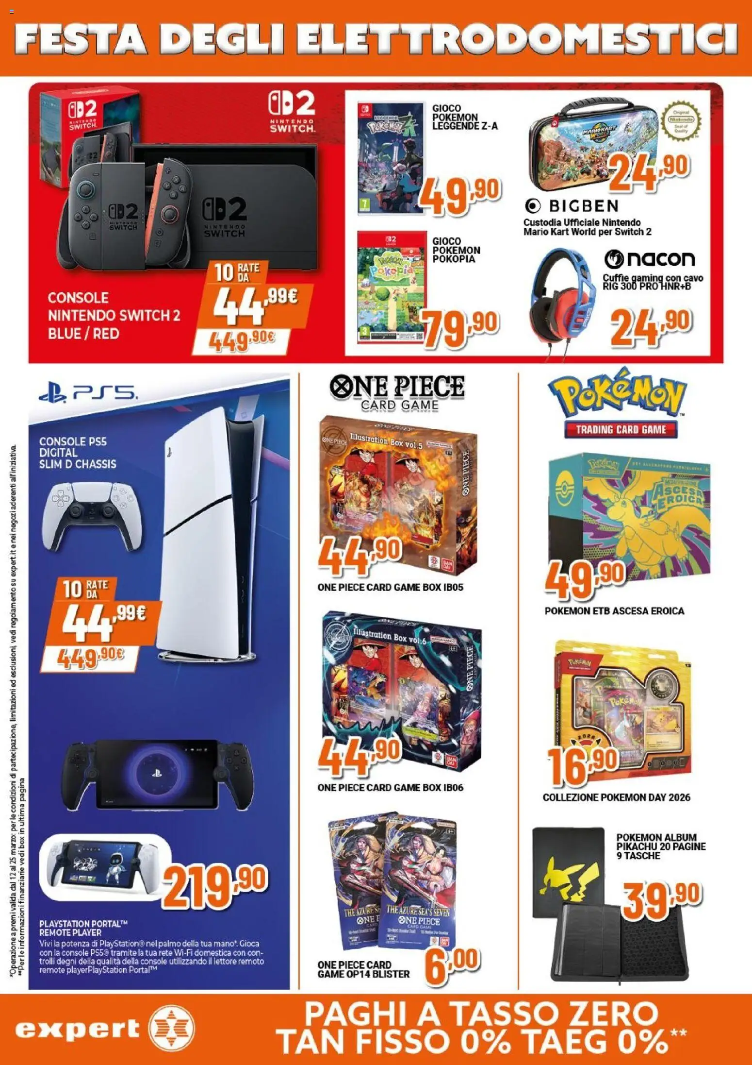 Volantino Expert del 12.03.2026 | Pagina: 28 | Prodotti: The, Cuffie, Playstation, Gioco