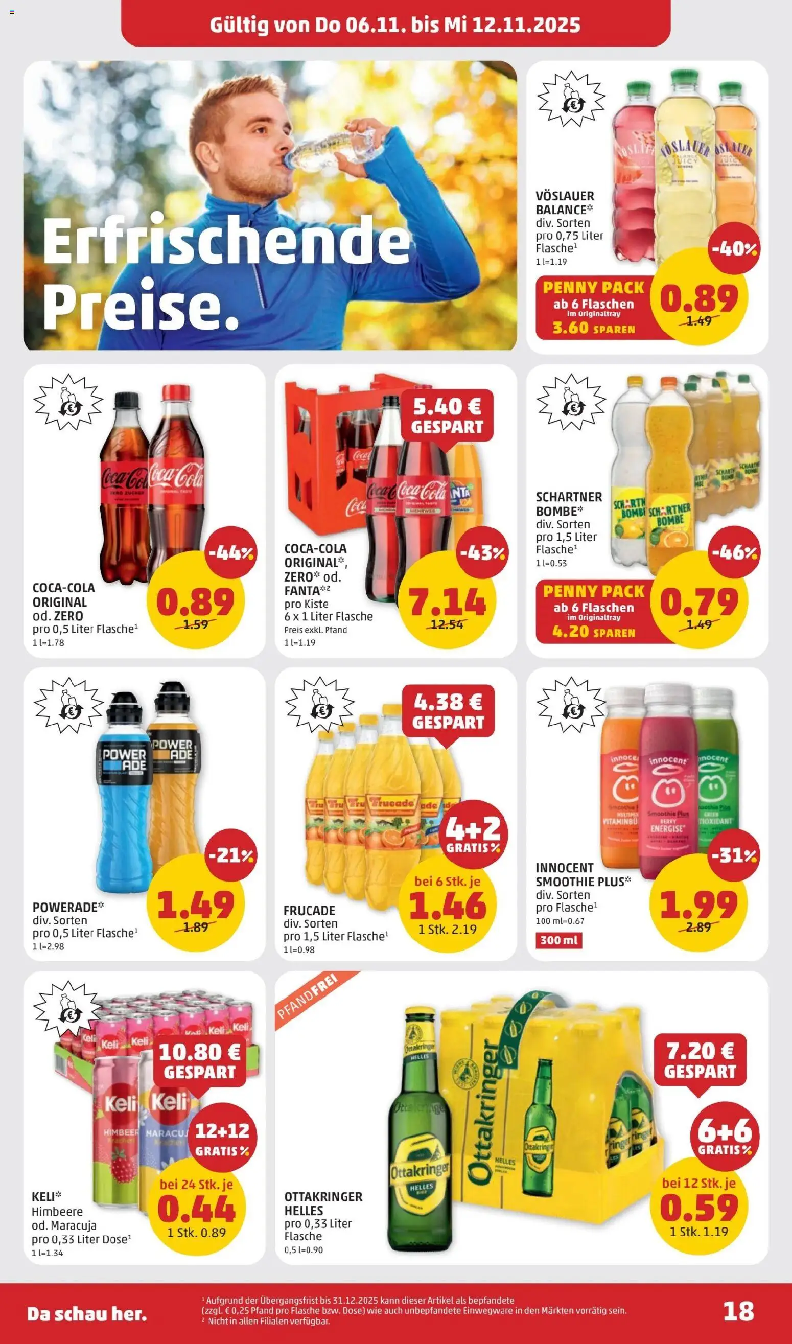 Penny Markt Flugblatt gültig ab 06.11.2025 | Seite: 18 | Produkte: Zucker, Himbeere