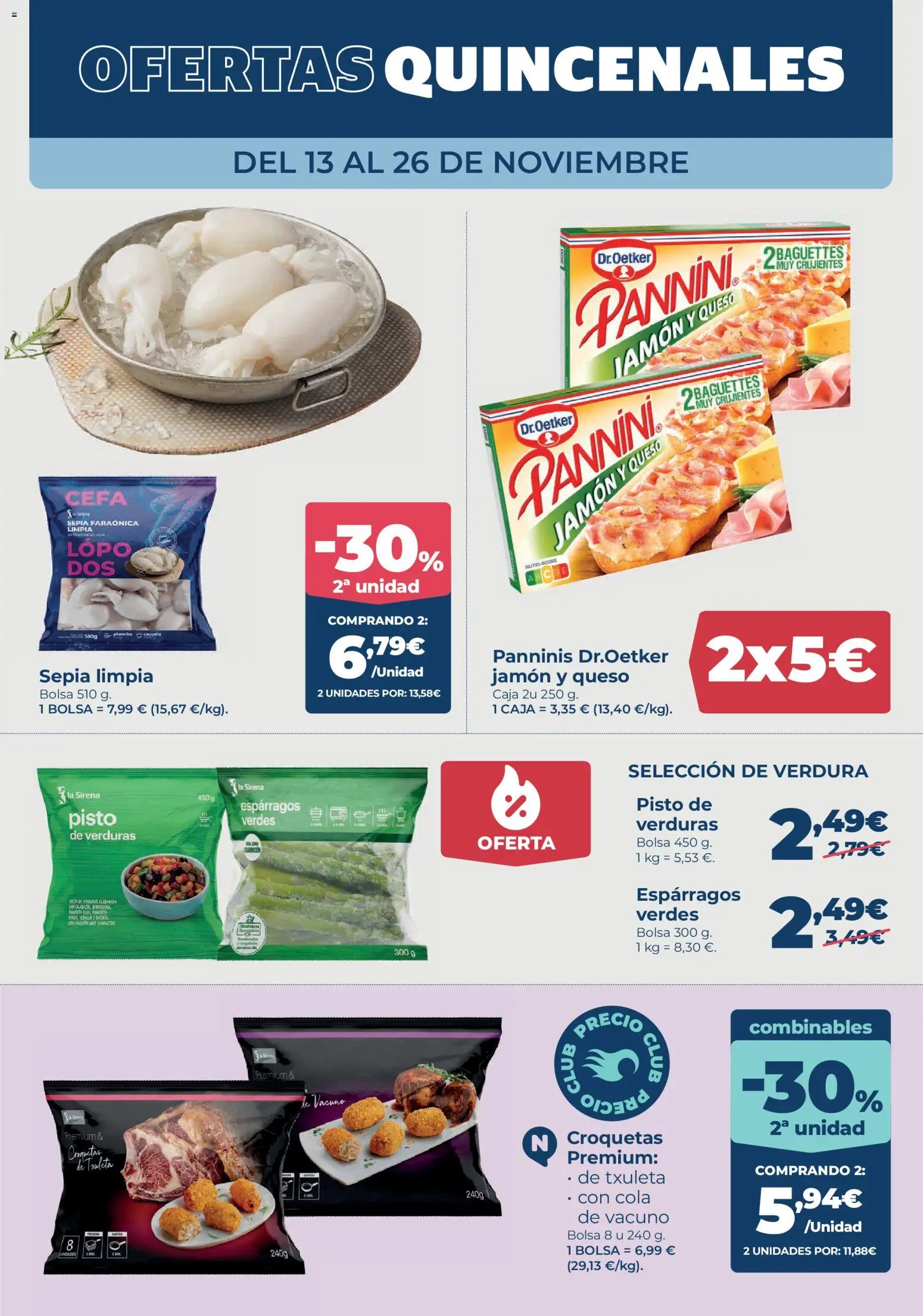 La Sirena Black Friday │ válido desde el 13.11.2025 | Página: 3 | Productos: Νερό καρύδας, Bolsa, Croquetas, Caja