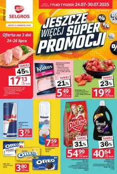 Pogląd oferty "Selgros cash&carry Gazetka - Jeszcze więcej super promocji" - ważna od 24.07.2025
