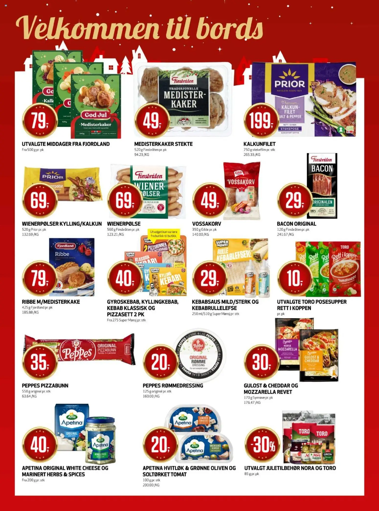 {H1} | Side: 6 | Produkter: Kylling, Cheddar, Kalkun, Medisterkaker