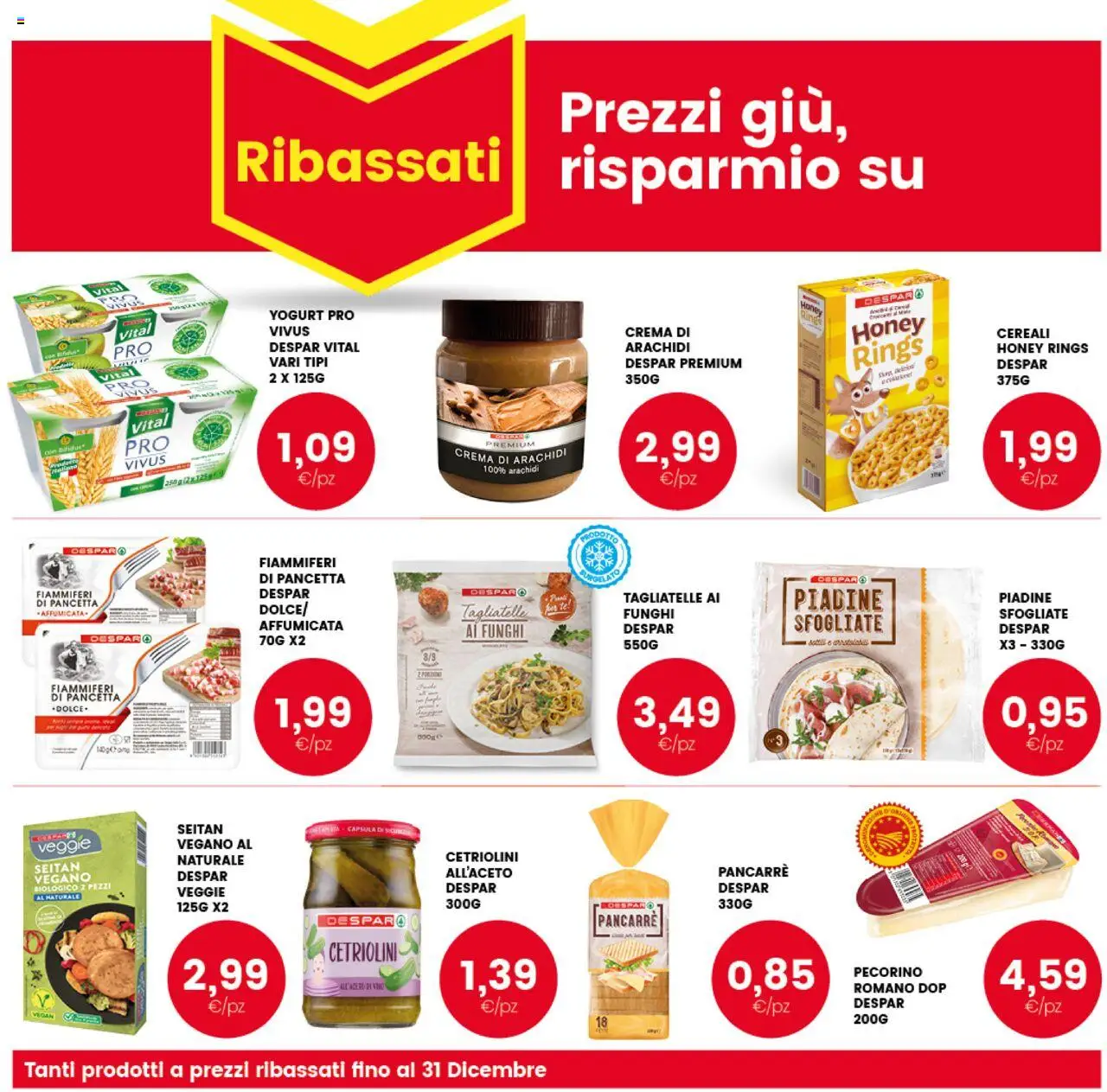 Volantino Interspar del 02.10.2025 | Pagina: 18 | Prodotti: Crema, Arachidi, Pecorino, Seitan