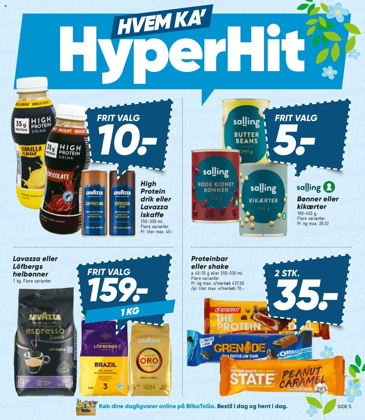 Bilka tilbudsavis – gyldig fra 17.04.2026 | Side: 5 | Produkter: Kikærter, Bønner, Collagen