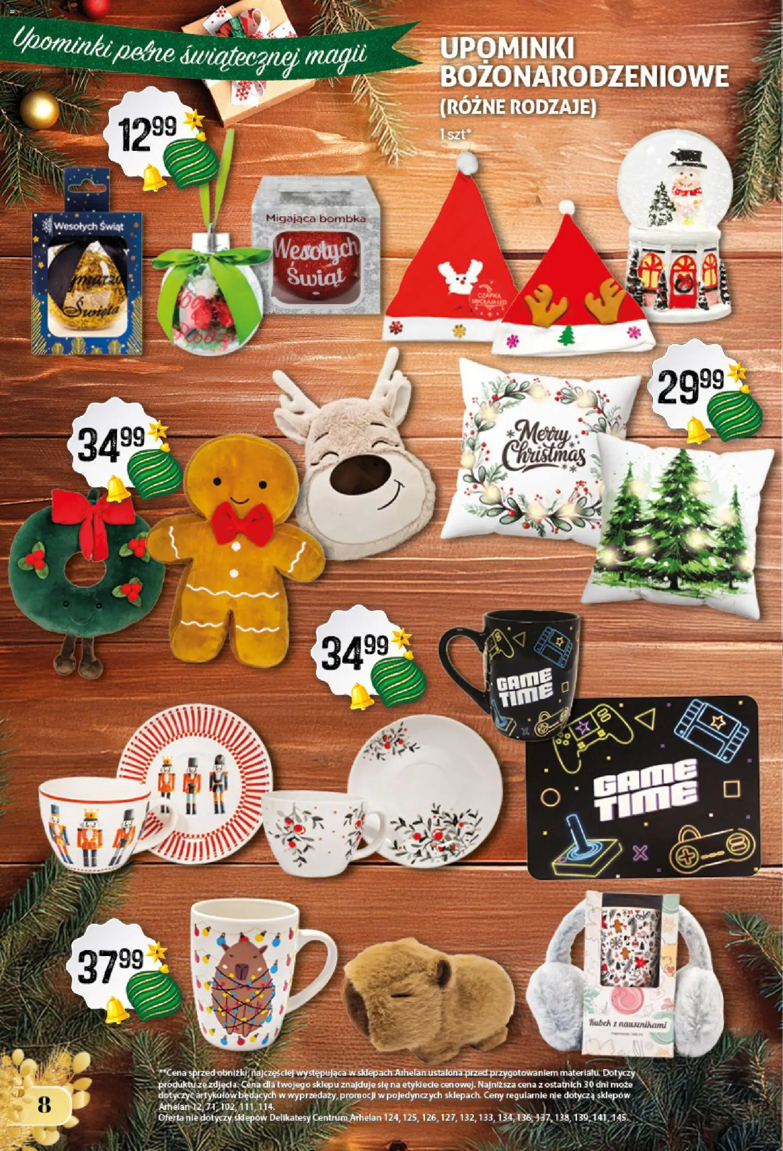 Arhelan Gazetka - Prezentobranie od 28.11.2025 | Strona: 8 | Produkty: Delikatesy