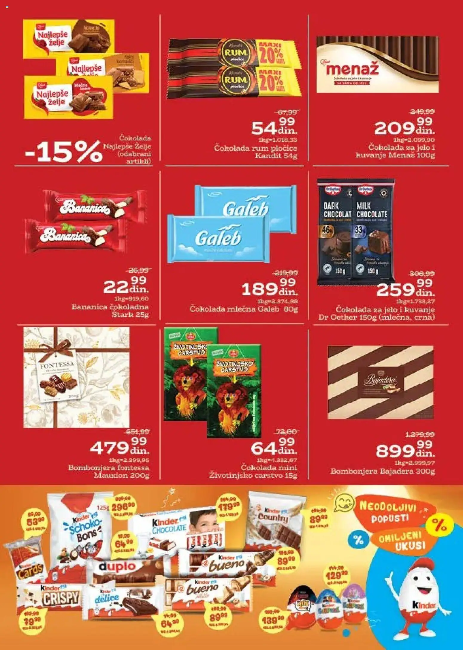 Univerexport katalog - važi od 10.11.2025 | Strana: 10 | Proizvode: Bombonjera, Čokolada