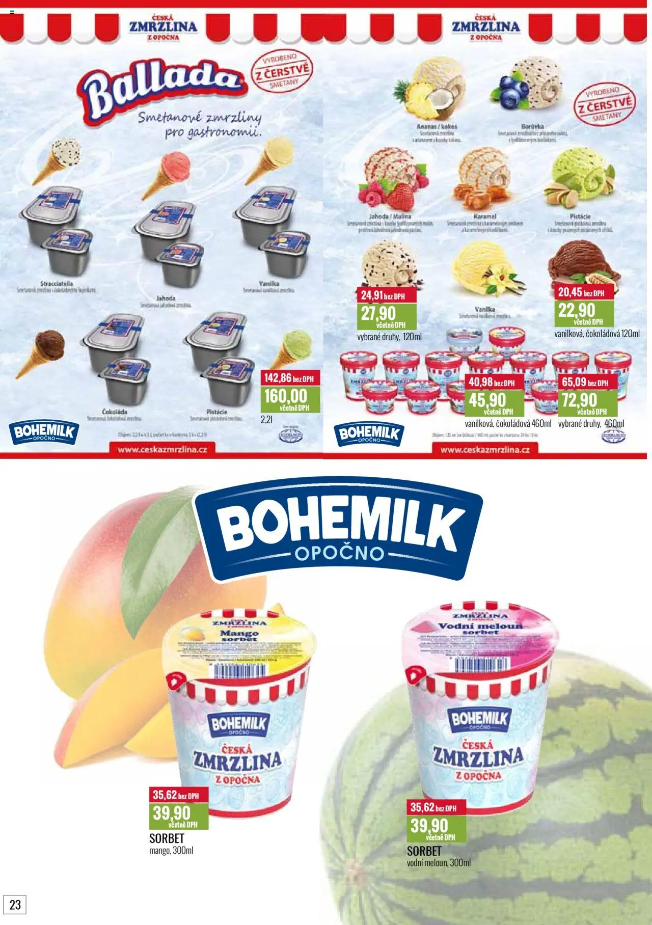 Ratio leták od 01.06.2025 | Strana: 24 | Produkty: Zmrzliny, Ananas, Vanilková zmrzlina, Sorbet