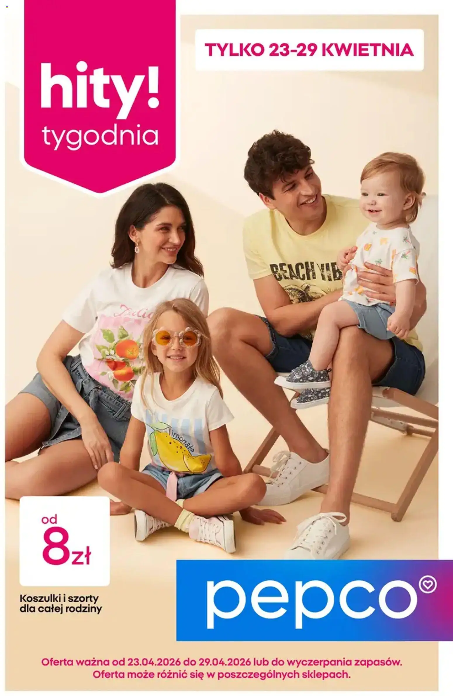 Pepco gazetka od 23.04.2026 | Strona: 1 | Produkty: Szorty