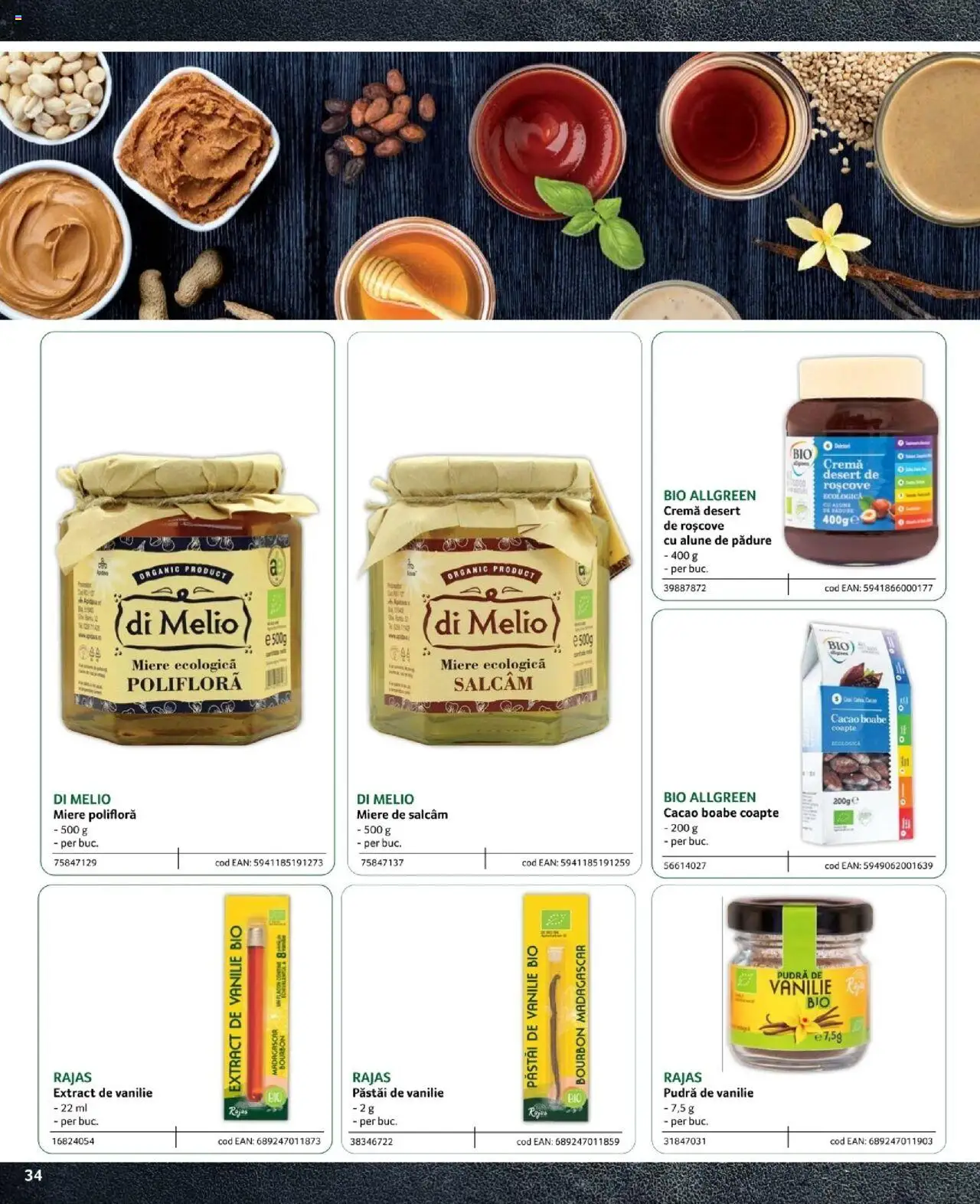 Noul catalog Selgros – valabil de la 09.02.2024 | Pagină: 34 | Produse: Pudră, Alune, Bourbon, Cacao