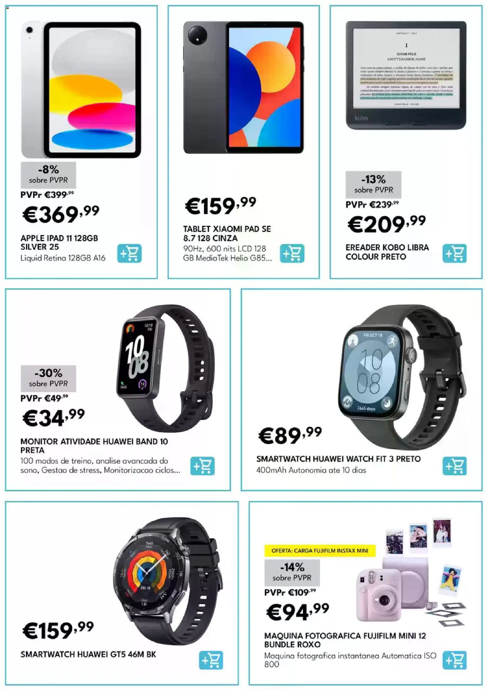 Radio Popular folheto │ válido de 10.03.2026 | Página: 20 | Produtos: Monitor, Smartwatch, Máquina fotográfica, Tablet