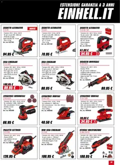 Anteprima del volantino Volantino Einhell	 valido a partire dal 02.02.2026 | Pagina: 23 | Prodotti: Sega, Valigetta