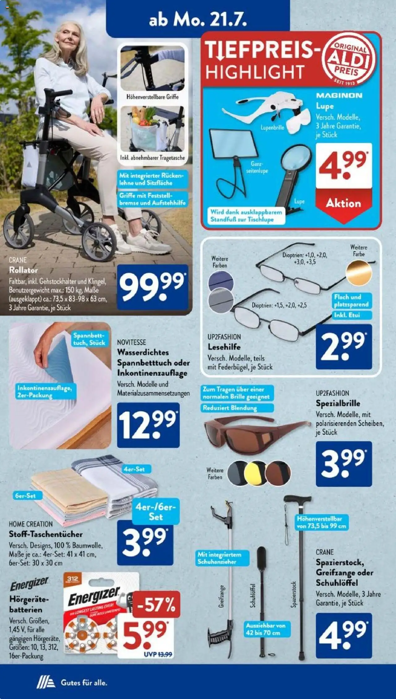 Aldi Süd Prospekt 	 - gültig ab dem 21.07.2025 | Seite: 12 | Produkte: Up2fashion, Poncho, Bekleidung, Unterwäsche