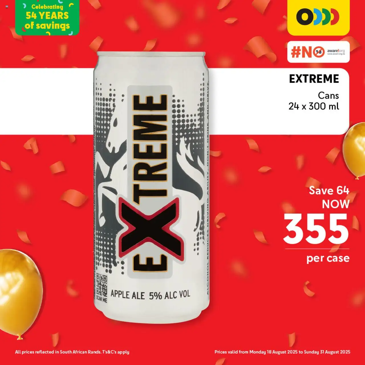 Makro Birthday Deals Beer and Cider │ valid from 18.08.2025 | Page: 6 | Products: Case