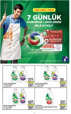 15.01.2026 tarihinden itibaren geçerli olan CarrefourSA kataloğu önizlemesi | Sayfa: 41 | Ürünler: Çamaşır deterjanı, Leke çıkarıcı, Deterjan