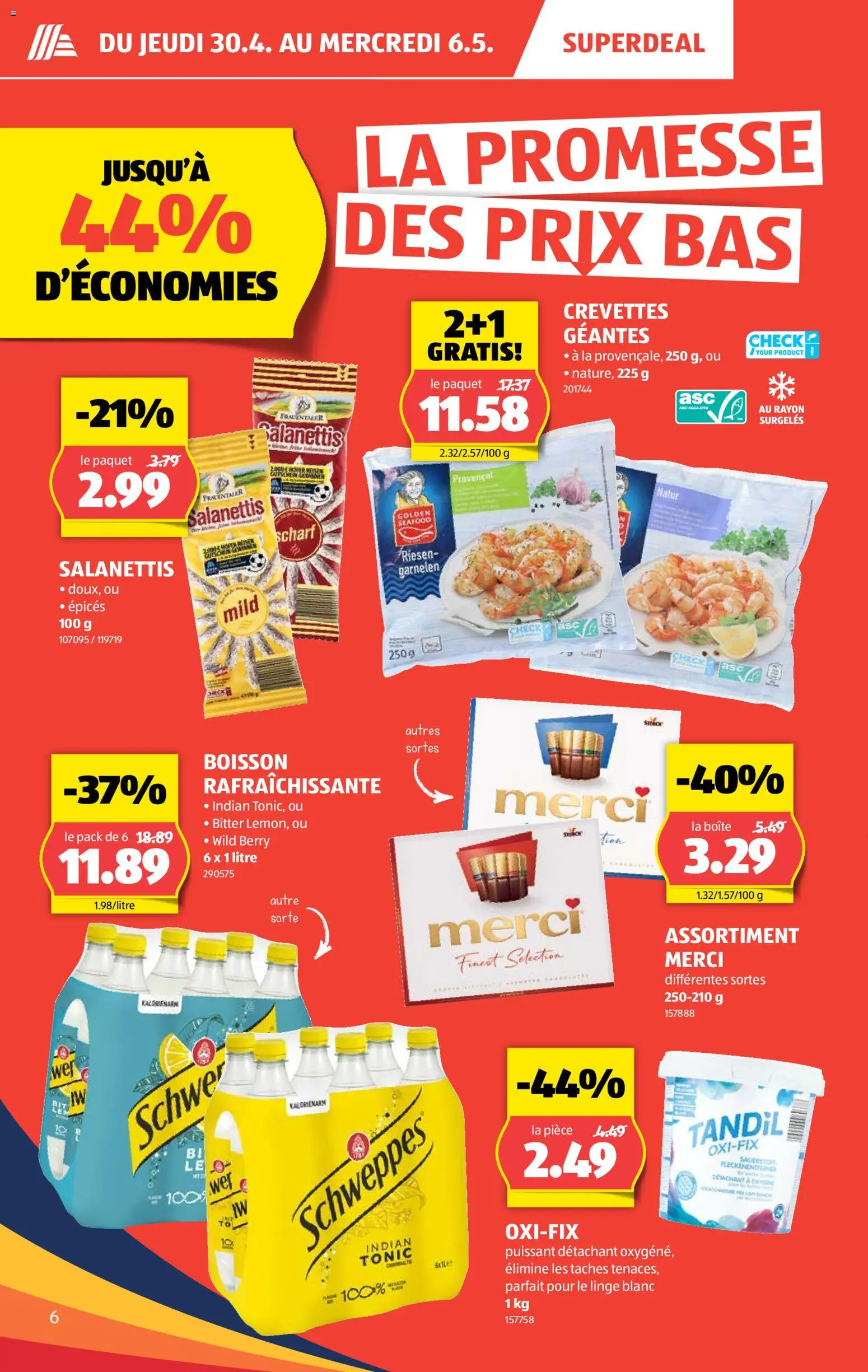 Aldi aktionen FR – gültig ab 30.04.2026 | Seite: 6 | Produkte: Garnelen