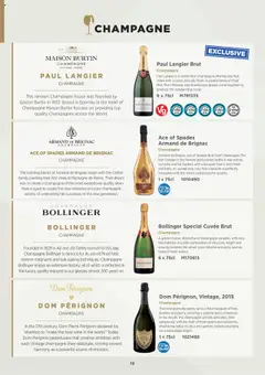 Preview of Booker Wholesale - Wine List 2025 valid from 07.07.2025 | Page: 12 | Products: Hamburger, Grape, Glasses, Champagne