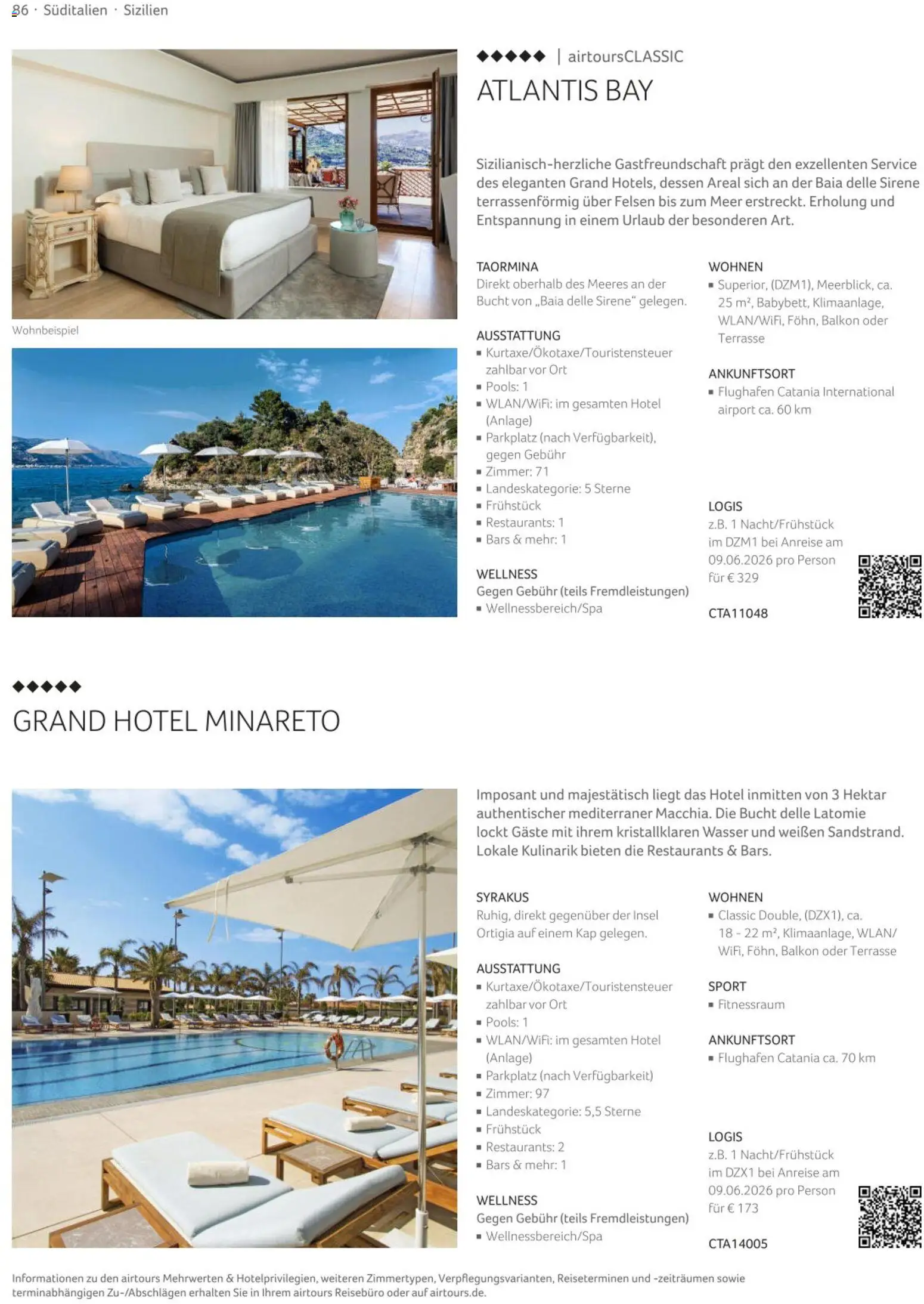 TUI airtours Katalog  Europareisen 2025/26 – gültig ab 01.11.2025 | Seite: 86 | Produkte: Wasser