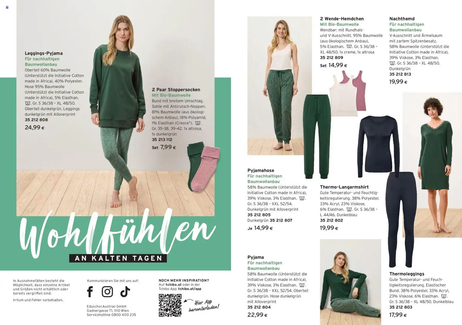 Tchibo Eduscho - Tchibo Magazin  gültig ab 05.11.2025 | Seite: 22 | Produkte: Hose, Pyjama, Leggings