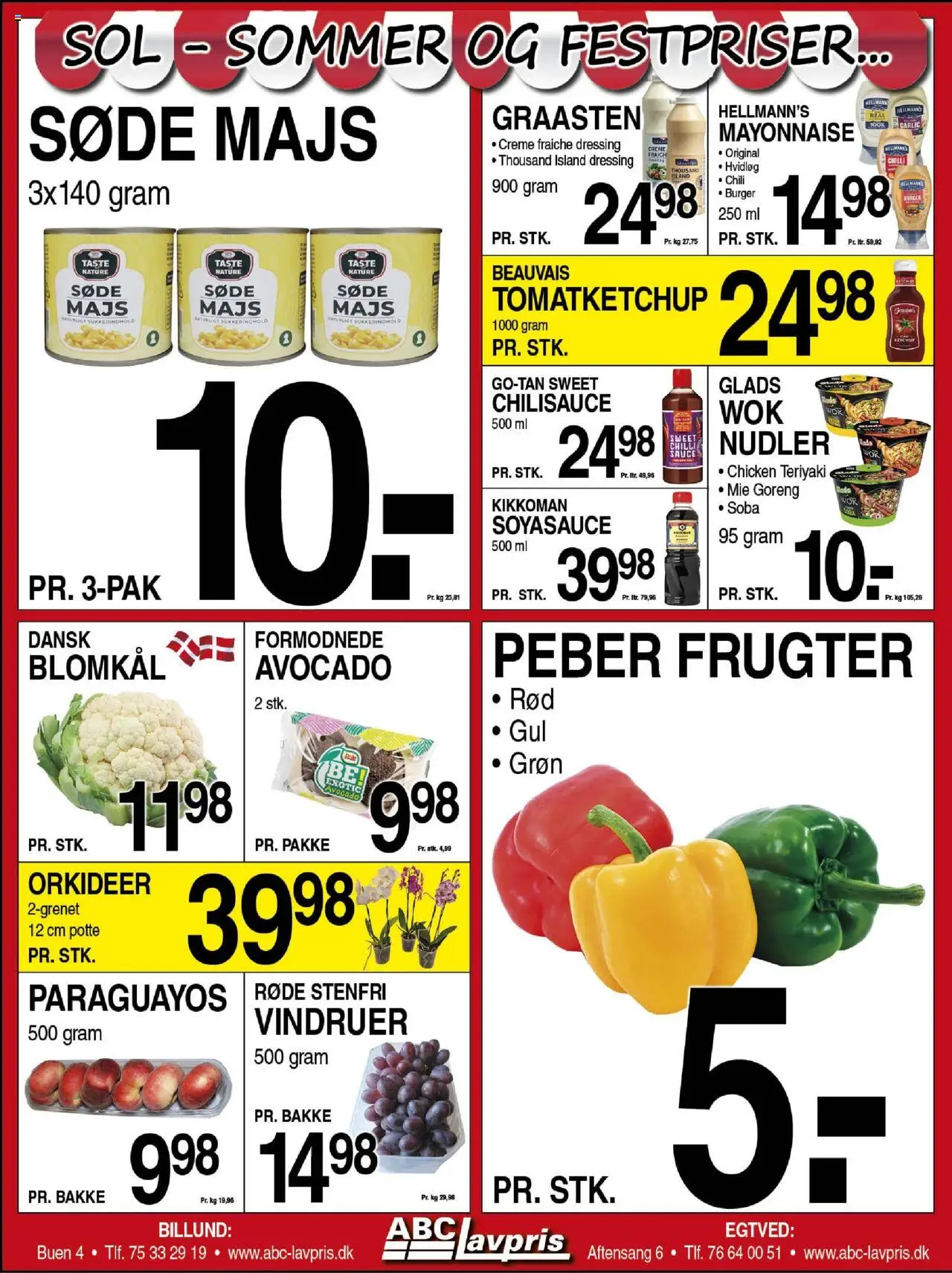 Abc Lavpris Tilbudsavis gyldig fra 25.06.2025 | Side: 5 | Produkter: Creme, Majs, Hvidløg, Vindruer