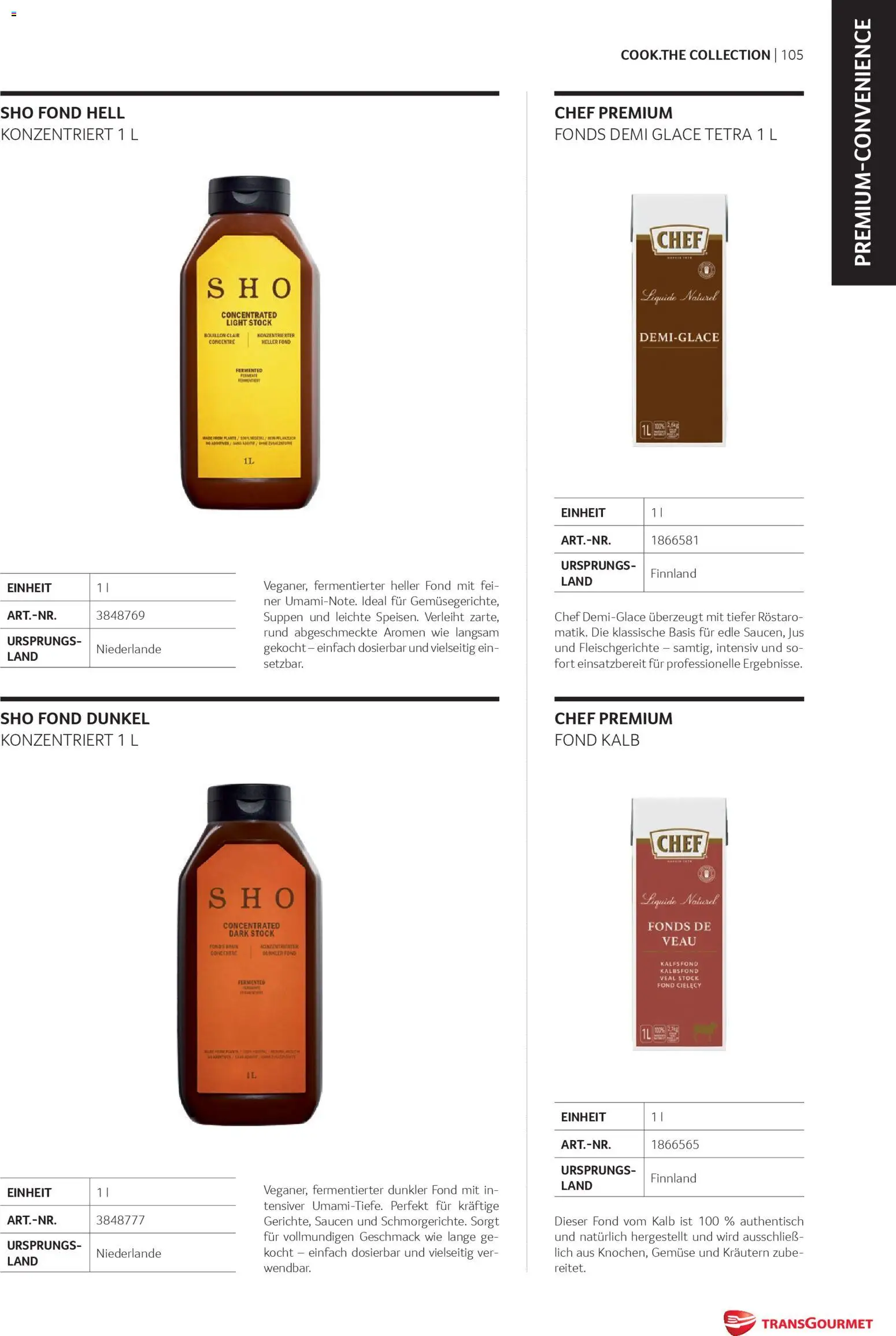 Transgourmet Cook Look-Book gültig ab 08.04.2026 | Seite: 105 | Produkte: Gemüse