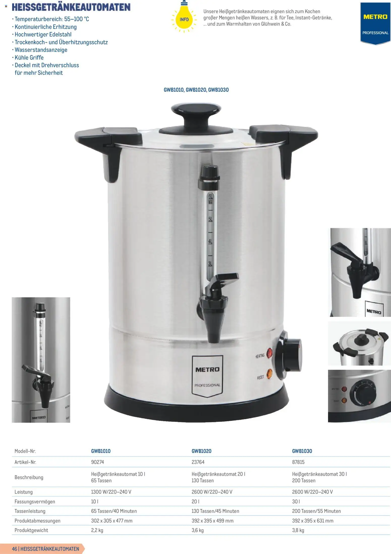 Metro Gastrogeräte gültig ab 23.02.2026 | Seite: 46