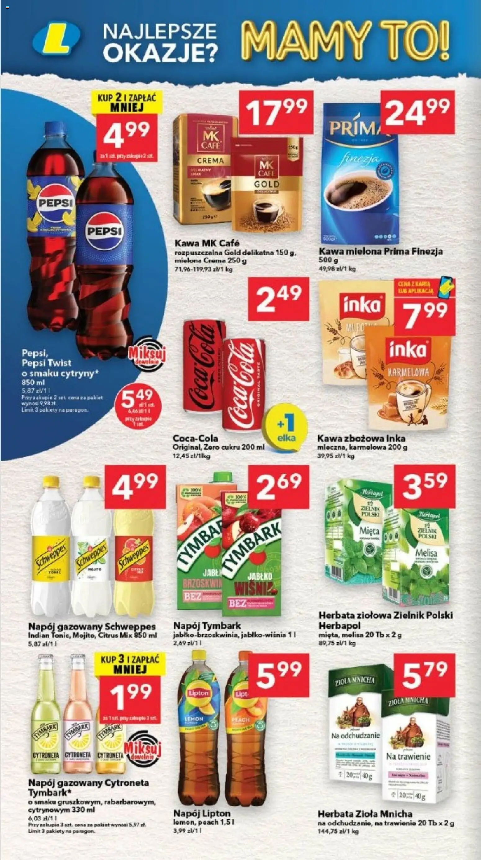 Lewiatan gazetka - Szczecin od 09.04.2026 | Strona: 6 | Produkty: Karta, Pepsi, Coca cola, Kawa