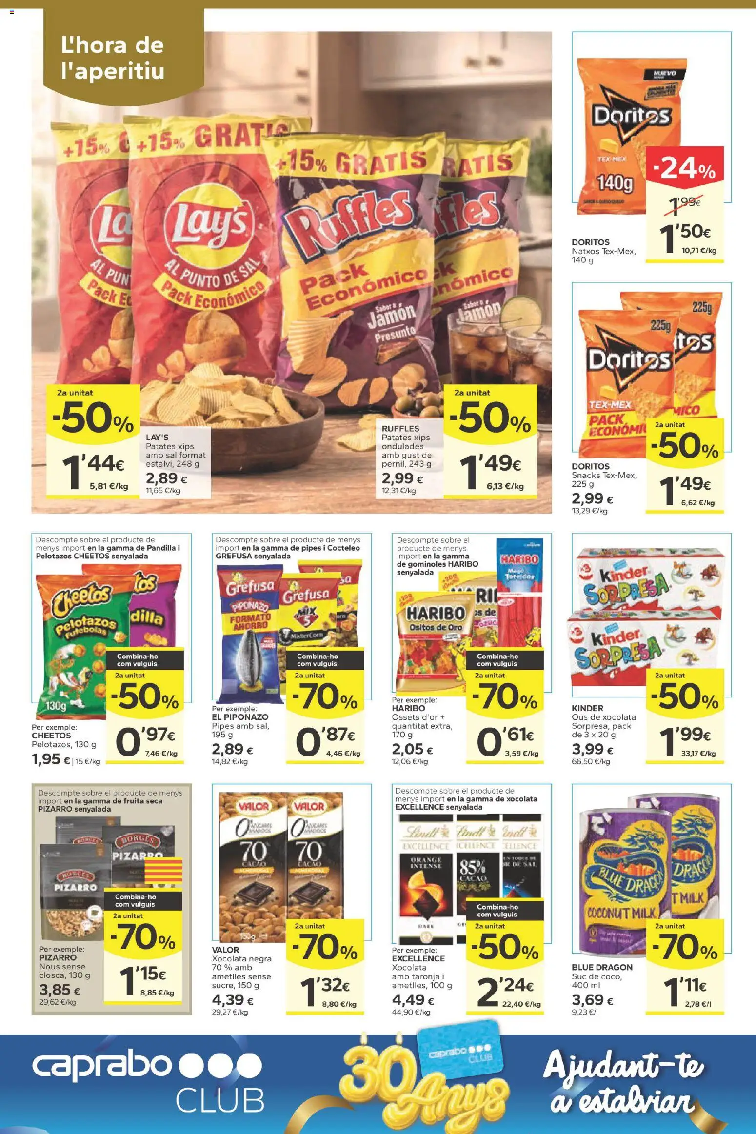 Caprabo folleto │ válido desde el 26.03.2026 | Página: 24 | Productos: Jamón, Φρυγανιές σικάλεως