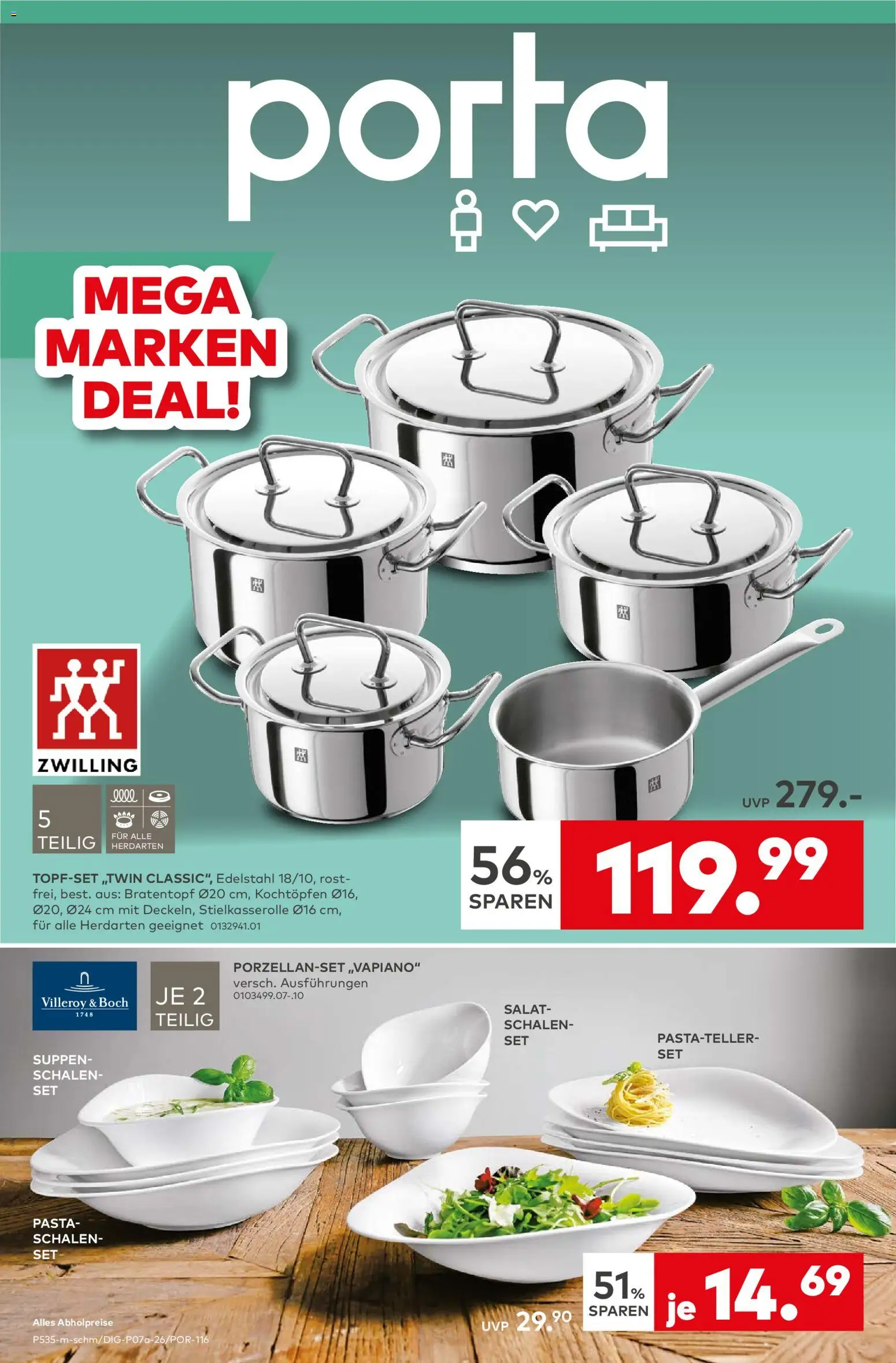 Porta! Mega Marken Deal – gültig ab 09.02.2026 | Seite: 1