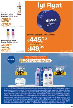 26.03.2026 tarihinden itibaren geçerli olan Migros kataloğu önizlemesi | Sayfa: 81 | Ürünler: Krem