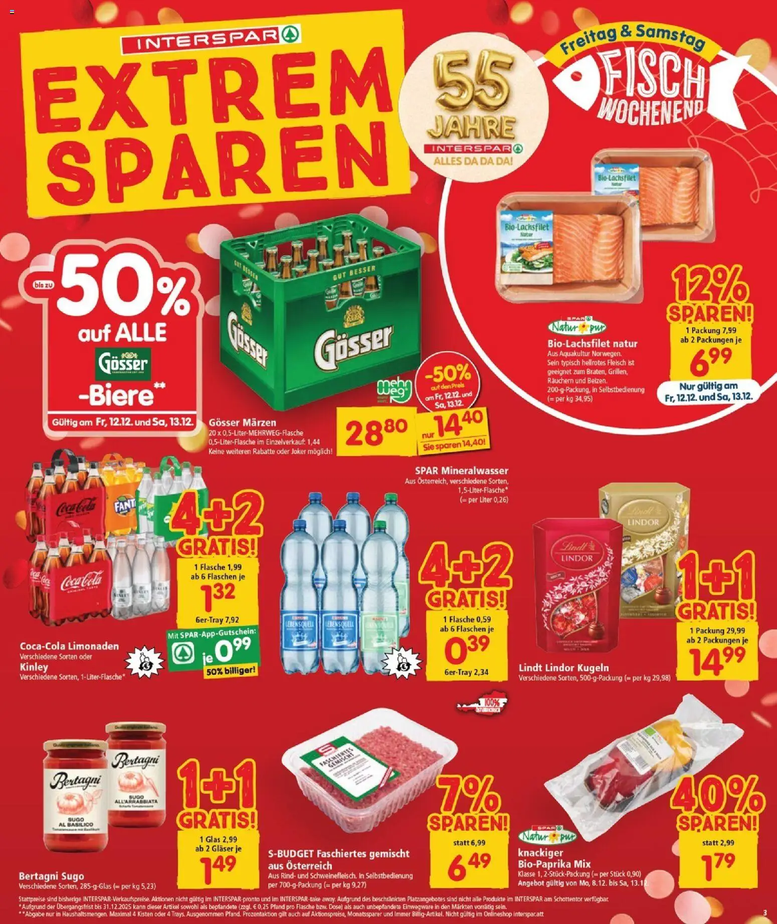 Interspar Flugblatt - Burgenland gültig ab 11.12.2025 | Seite: 4 | Produkte: Fisch