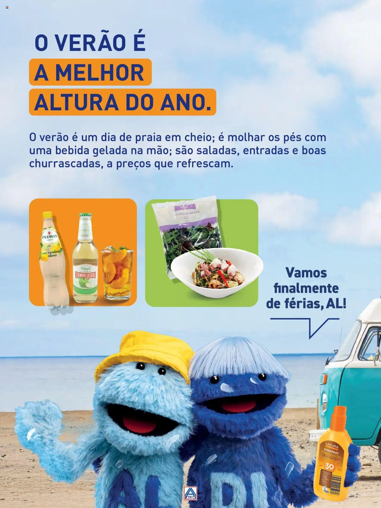 Aldi Especial Verão  │ válido de 09.06.2025 | Página: 2 | Produtos: Maça, Salada, Bebida