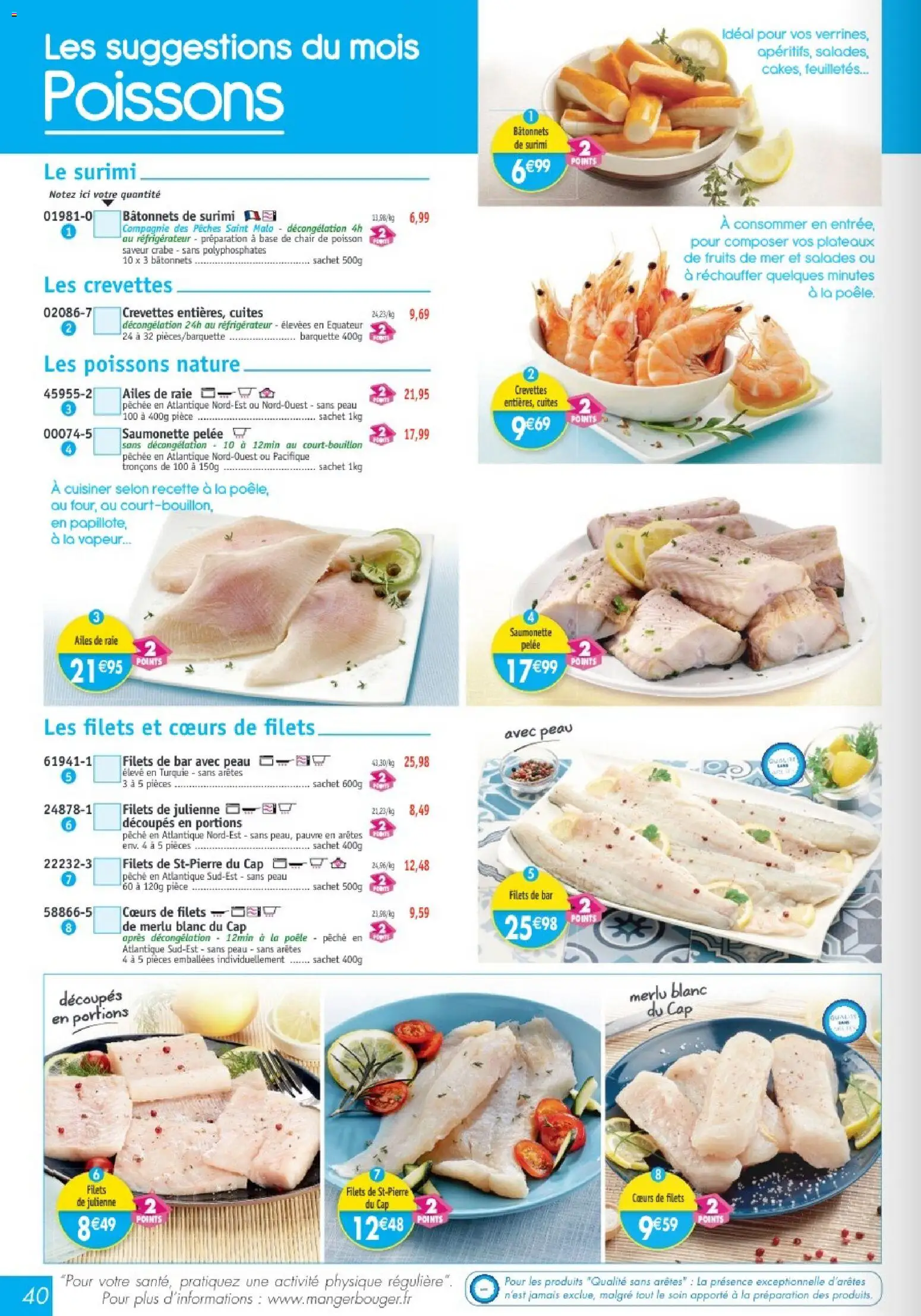 {H1} | Page: 40 | Produits: Fruits de mer, Pêche, Base, Poisson