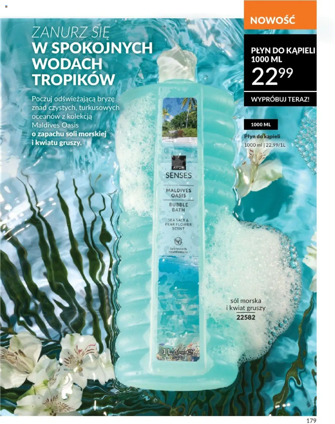 Avon Katalog 07 2025 od 01.07.2025 | Strona: 179 | Produkty: Płyn do kąpieli