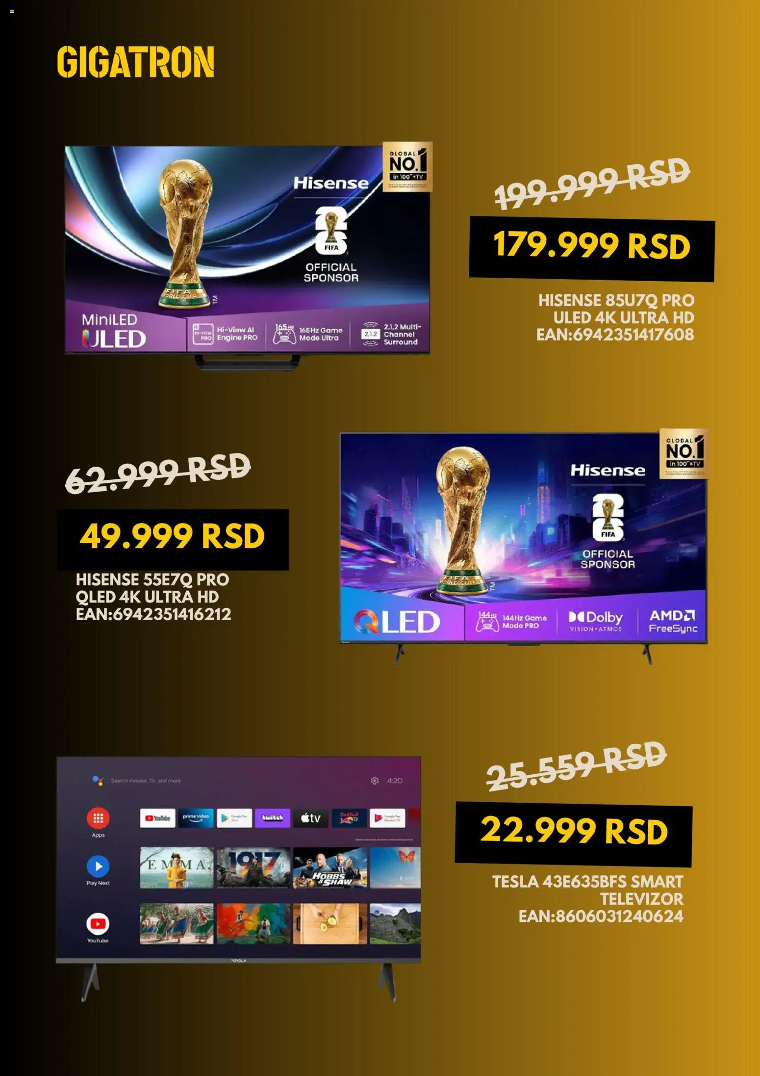 Gigatron katalog - važi od 02.12.2025 | Strana: 2 | Proizvode: Smart televizor, Televizor