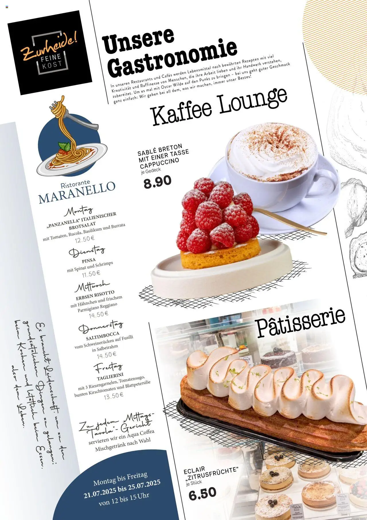 Edeka Zurheide Prospekt 	 - gültig ab dem 21.07.2025 | Seite: 6 | Produkte: Ristorante, Kaffee, Erbsen, Uhr