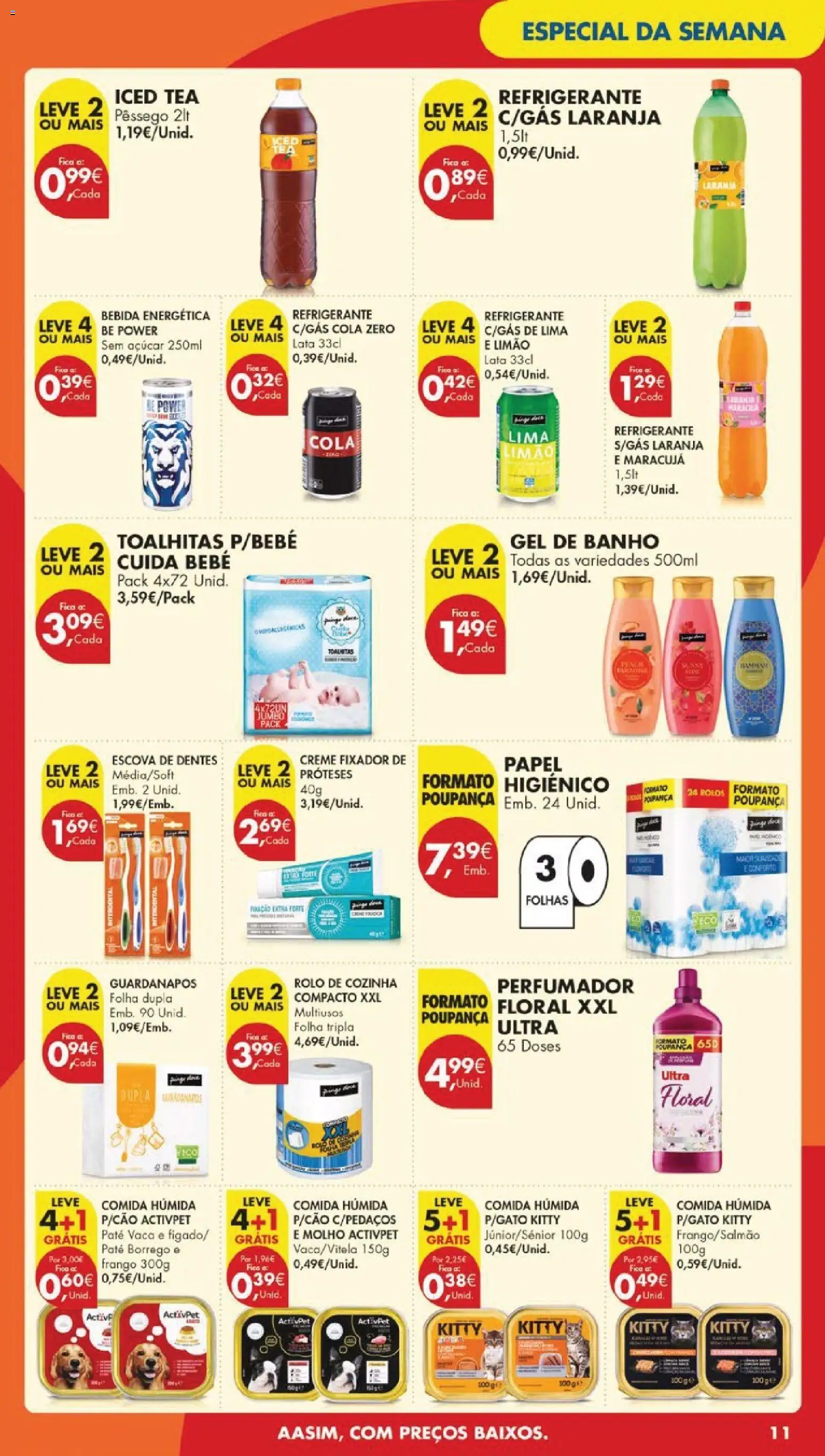 Pingo Doce folheto │ válido de 21.04.2026 | Página: 13 | Produtos: Papel higiénico, Frango, Banho, Soda