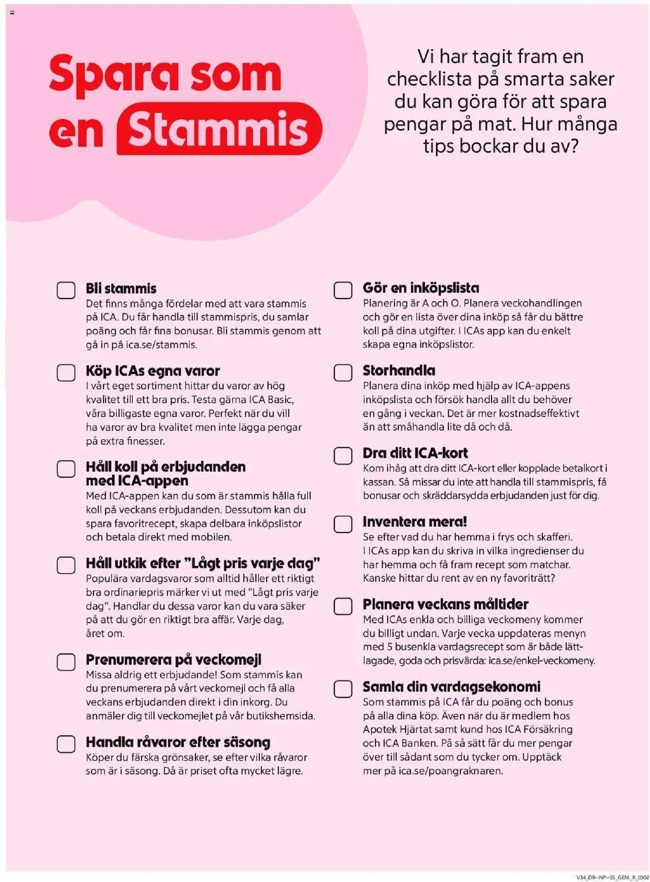 ICA Supermarket reklamblad aktuell från 18.08.2025 | Sida: 7 | Produkter: Häll, Frys