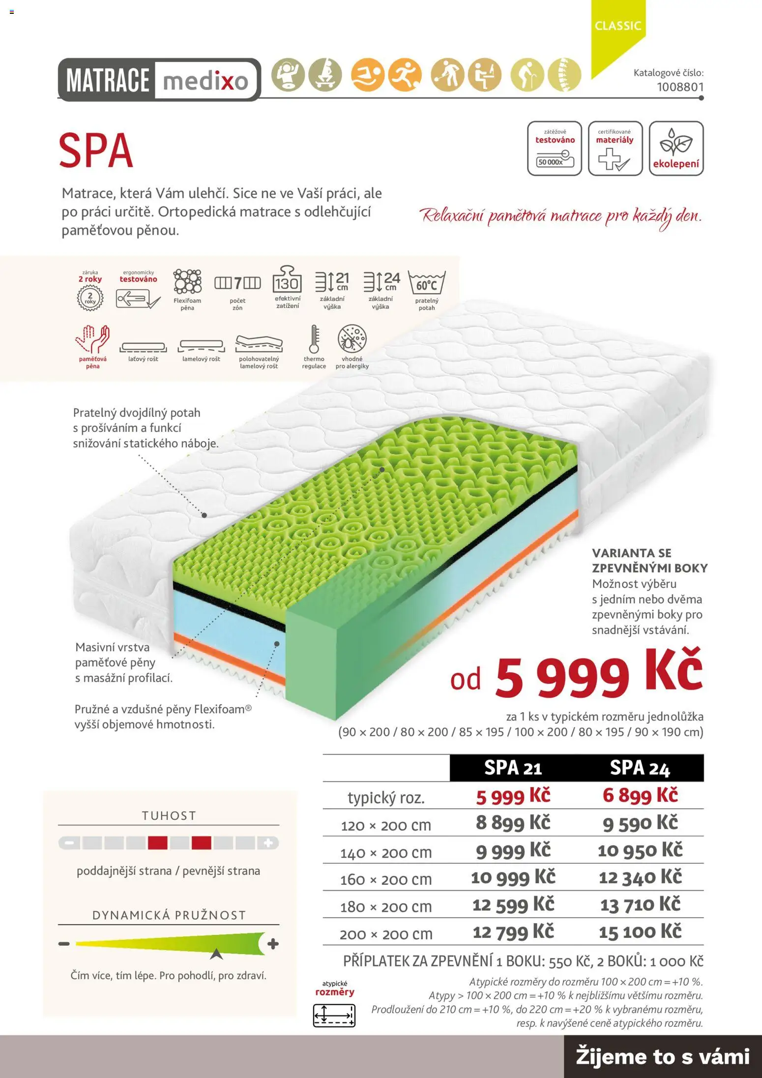 ASKO nábytek leták - Nabídka matrací od 01.01.2026 | Strana: 29 | Produkty: Matrace, Rošt