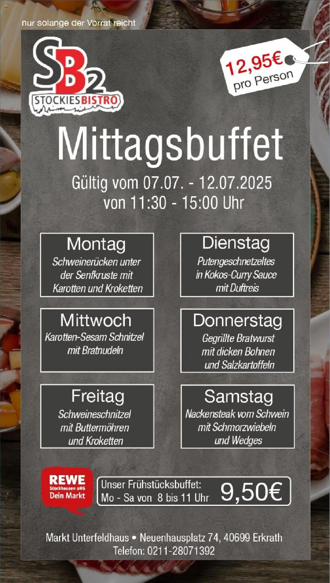 Rewe prospekt Erkrath / Unterfeldhaus	 - gültig ab dem 06.07.2025 | Seite: 27 | Produkte: Bratwurst, Schnitzel, Telefon, Uhr