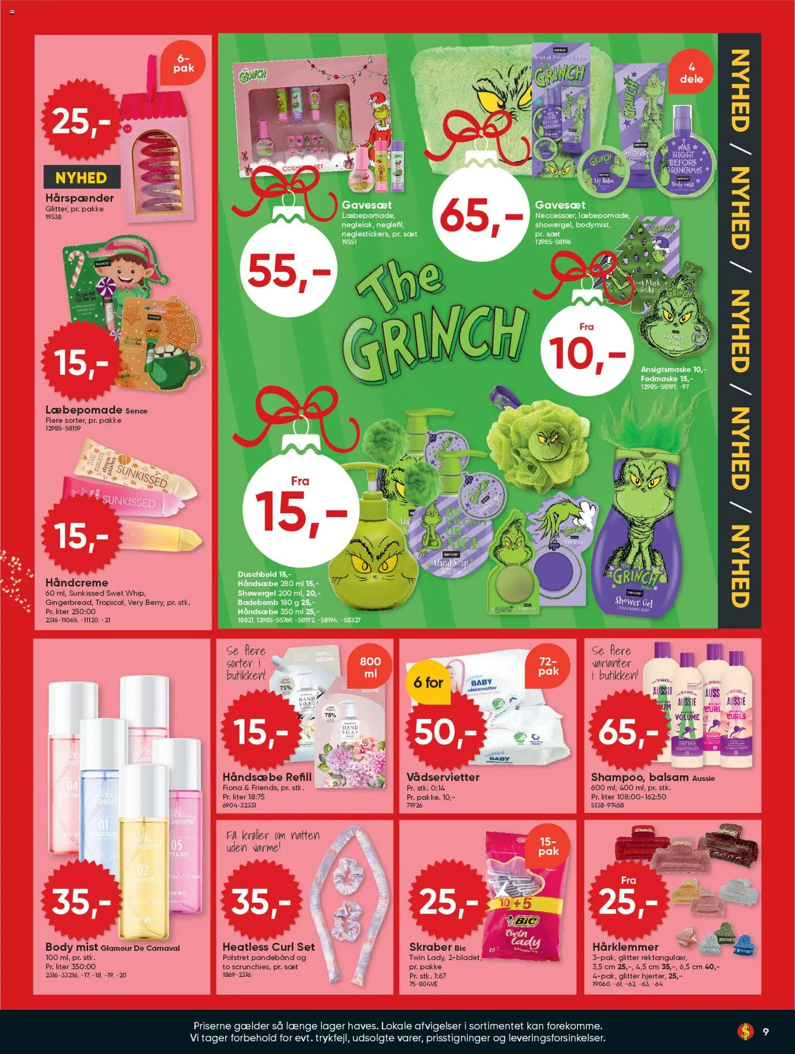 Bigdollar tilbudsavis – gyldig fra 12.12.2025 | Side: 9 | Produkter: Balsam, Håndcreme