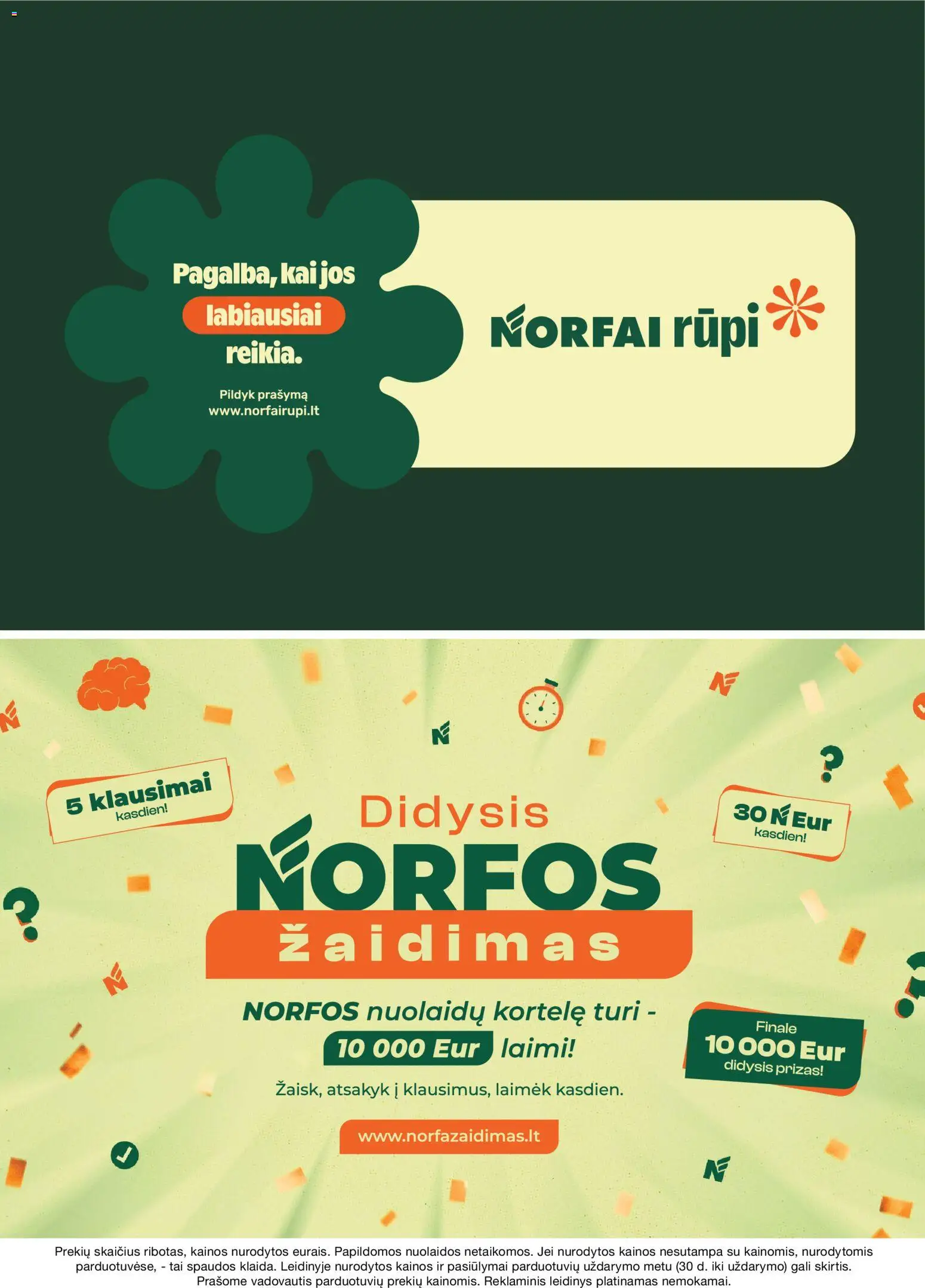 NORFA akcijos nuo 19.03.2026 | Puslapis: 30 | Prekių: Žaidimas