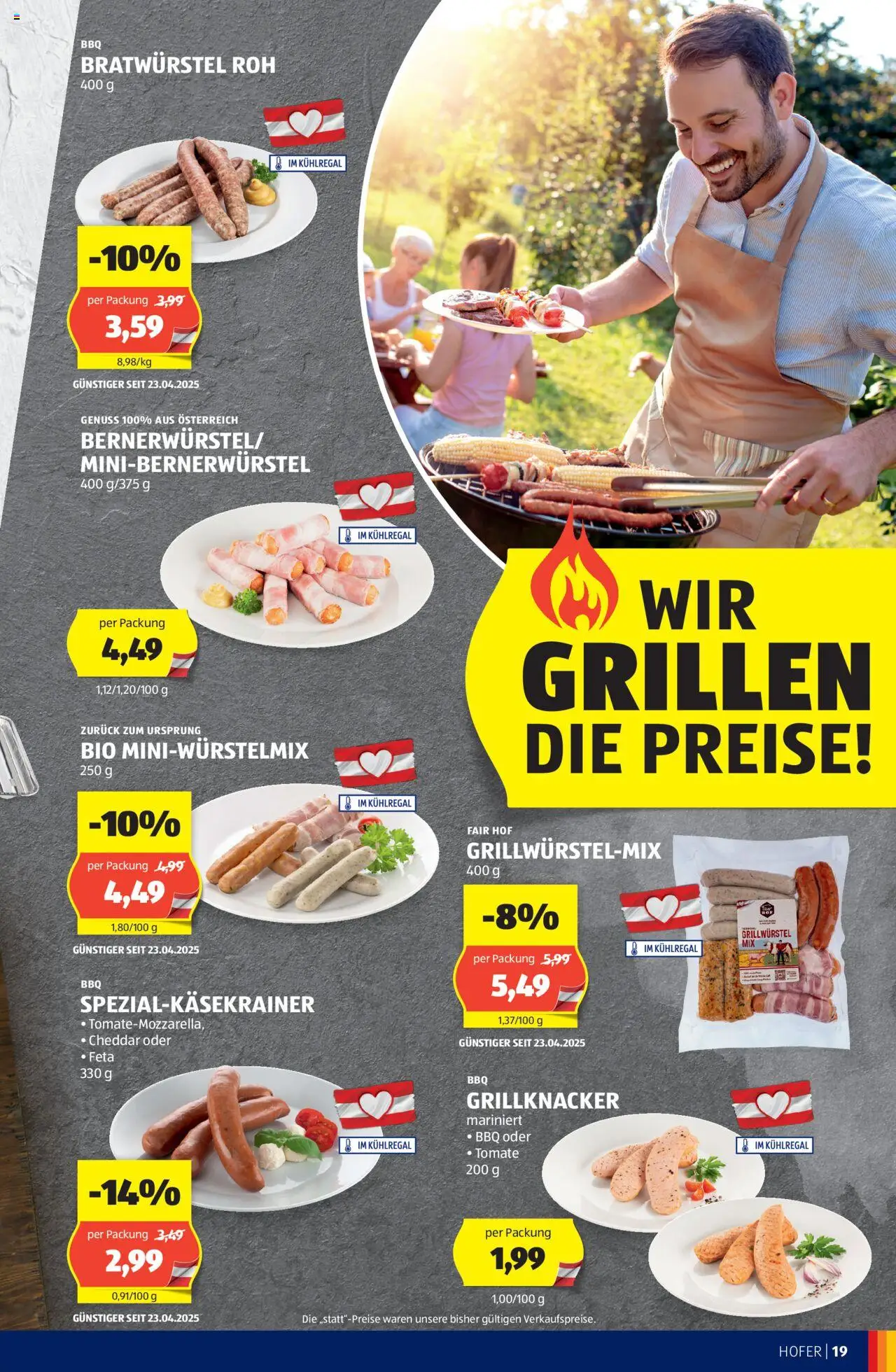 Hofer Frühjahr-/Sommerkatalog gültig ab 30.04.2025 | Seite: 19