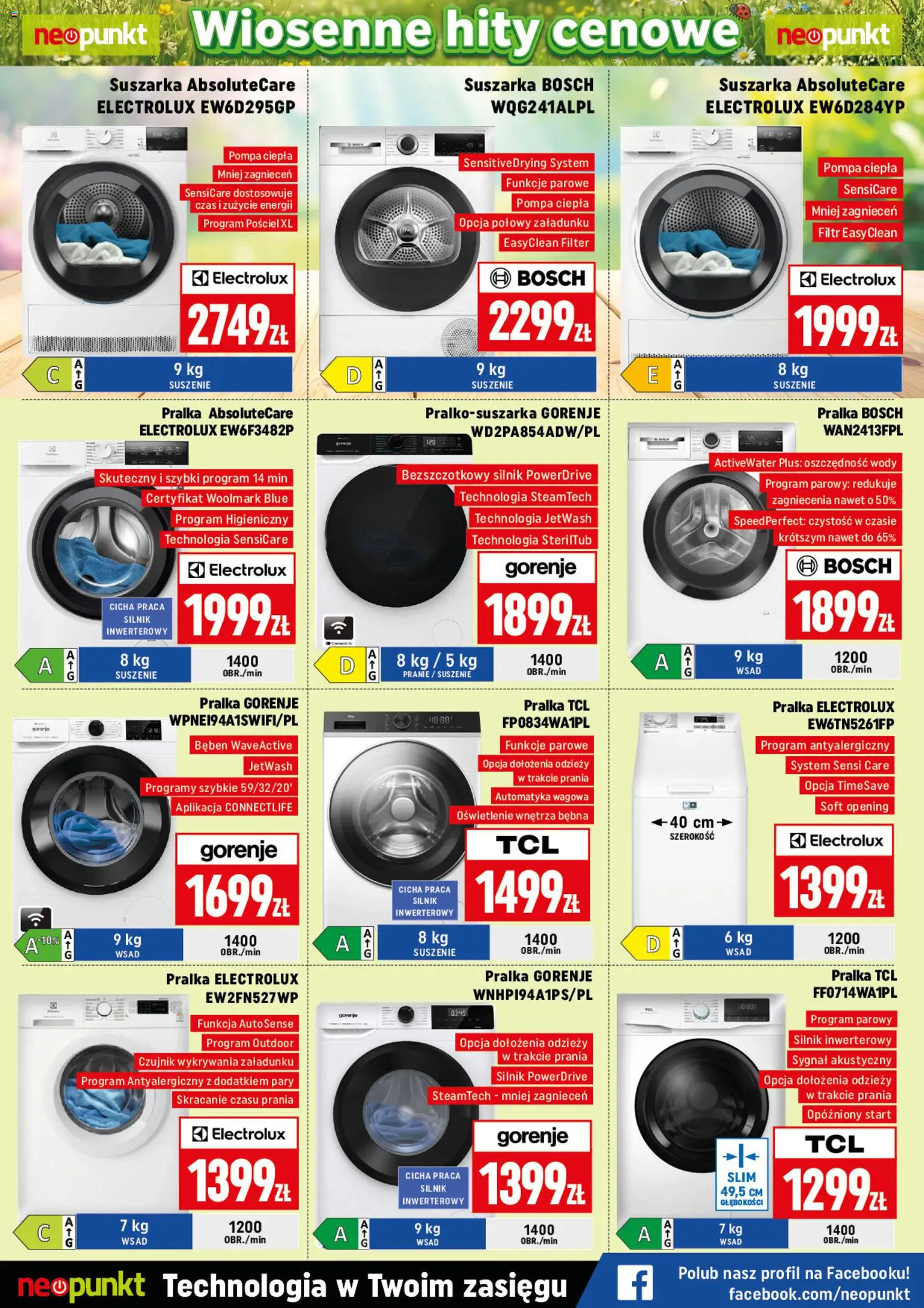 Neopunkt gazetka od 20.04.2026 | Strona: 4 | Produkty: Pościel, Pralka, Suszarka