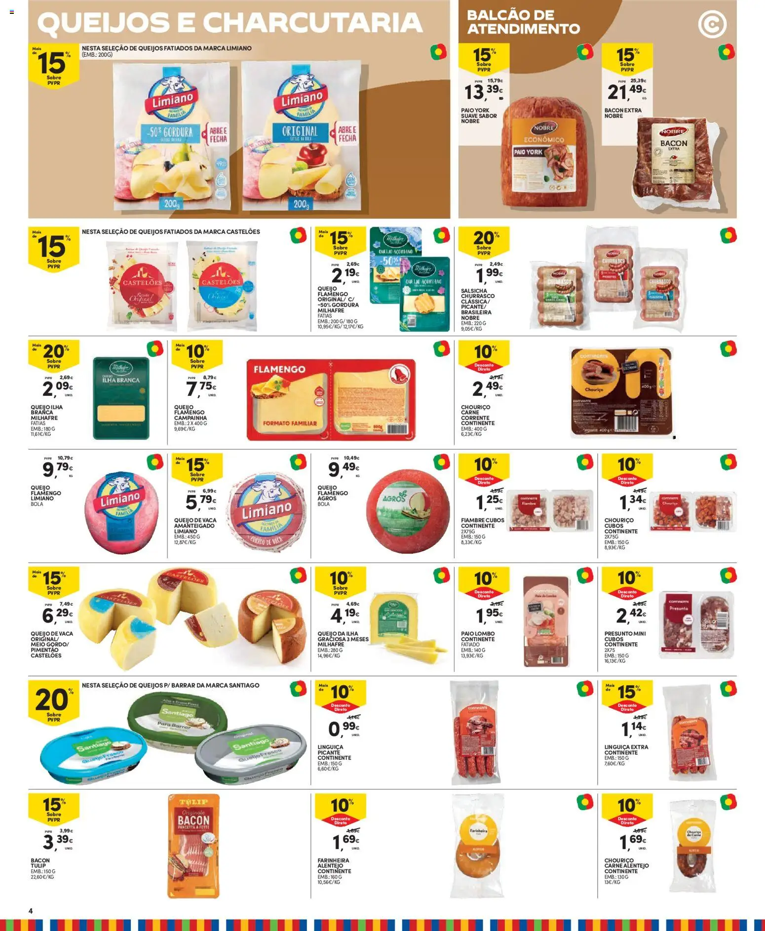 Continente - Madeira │ válido de 11.11.2025 | Página: 4 | Produtos: Bacon, Pimentão, Queijo, Carne